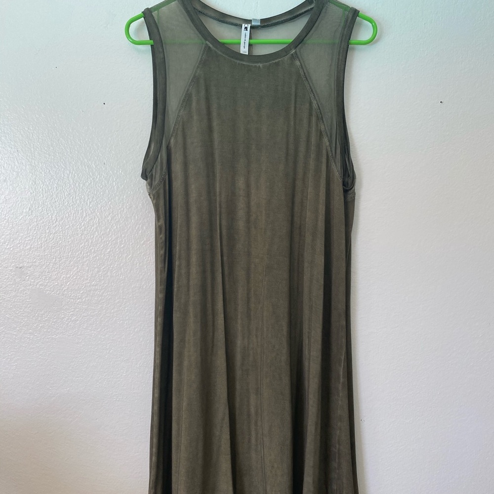 Cable and gauge summer dress